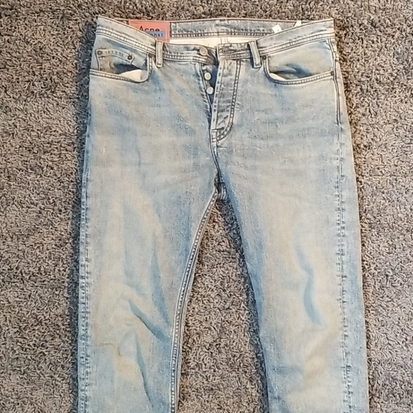Acne Light Blue Jeans Bla Konst - Picture 1 of 5